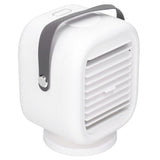 190ml Humidification Air Cooler USB Charging 120° Shaking Head Cooling Fan for Home OfficeWhite - Close-Up Angle