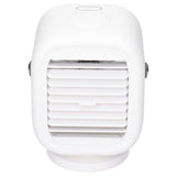 190ml Humidification Air Cooler USB Charging 120° Shaking Head Cooling Fan for Home OfficeWhite