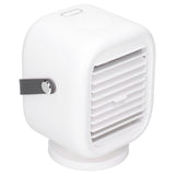 190ml Humidification Air Cooler USB Charging 120° Shaking Head Cooling Fan for Home OfficeWhite - Extra Image