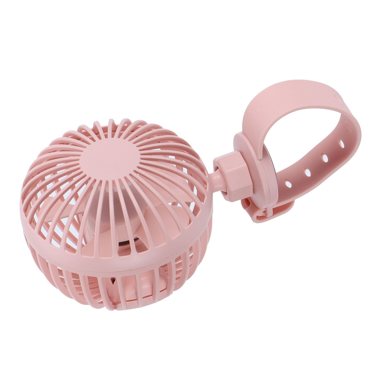 USB Charging Fan with Comfortable Wrist Strap Portable Mini Fan for Indoor Outdoor TravelPink