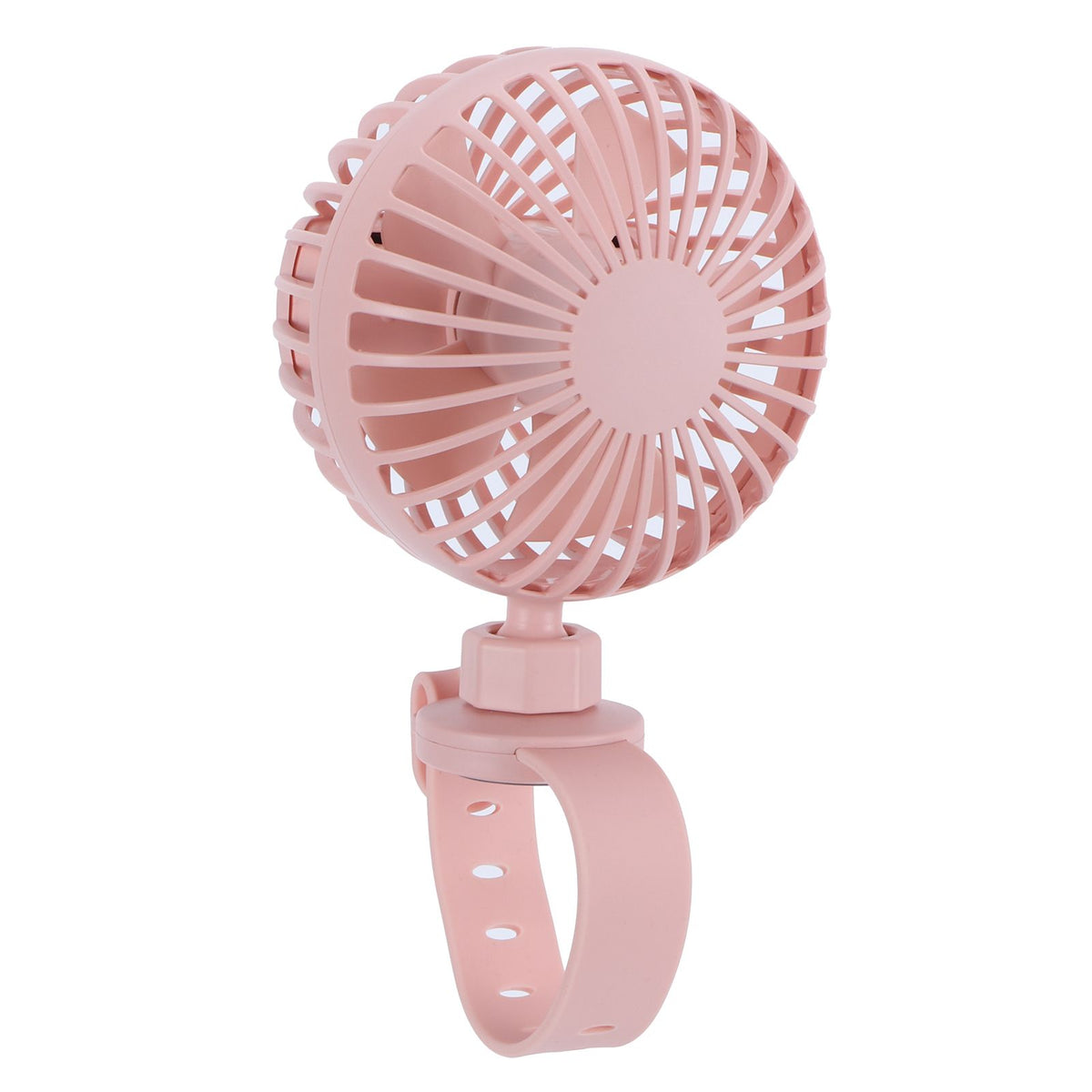 USB Charging Fan with Comfortable Wrist Strap Portable Mini Fan for Indoor Outdoor TravelPink