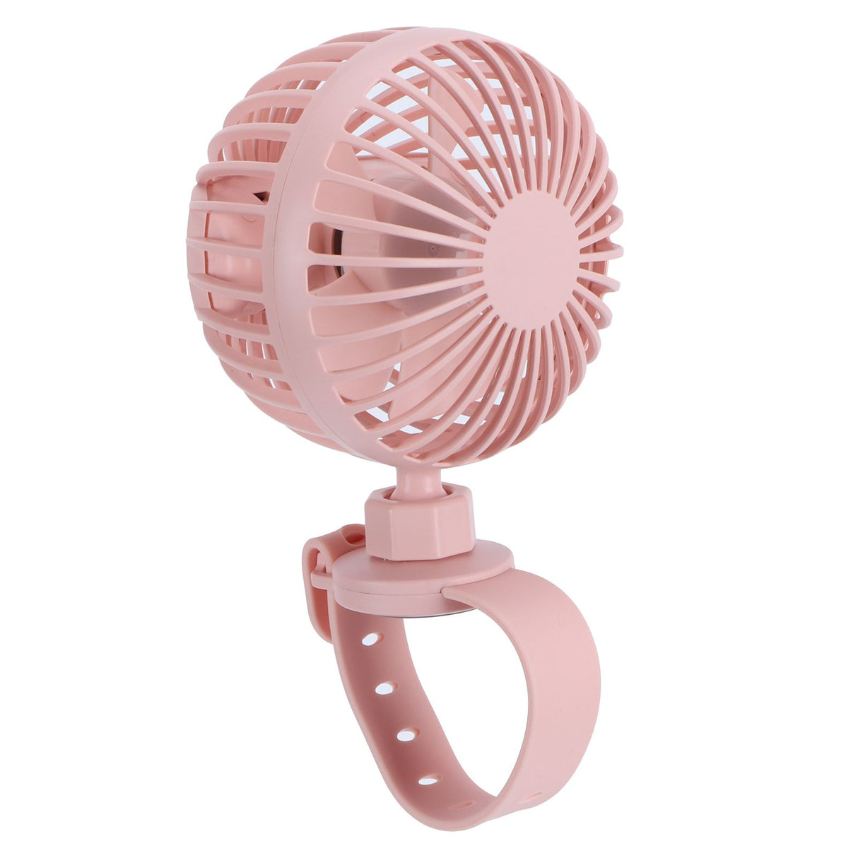 USB Charging Fan with Comfortable Wrist Strap Portable Mini Fan for Indoor Outdoor TravelPink