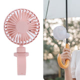 USB Charging Fan with Comfortable Wrist Strap Portable Mini Fan for Indoor Outdoor TravelPink - Extra Image