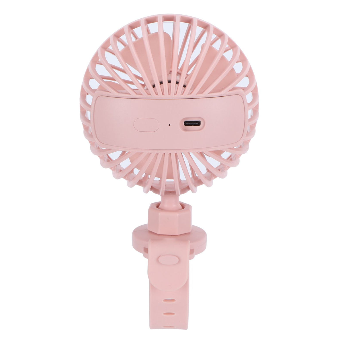 USB Charging Fan with Comfortable Wrist Strap Portable Mini Fan for Indoor Outdoor TravelPink