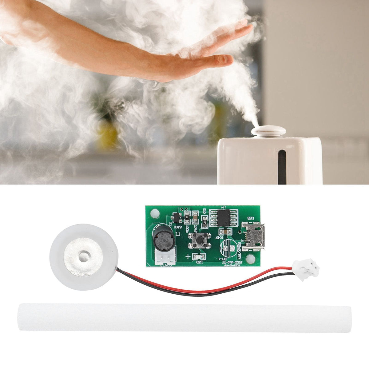 Atomization Plate Module Integrated Circuit Board Driver with Timing Switch for 5V USB Humidifier