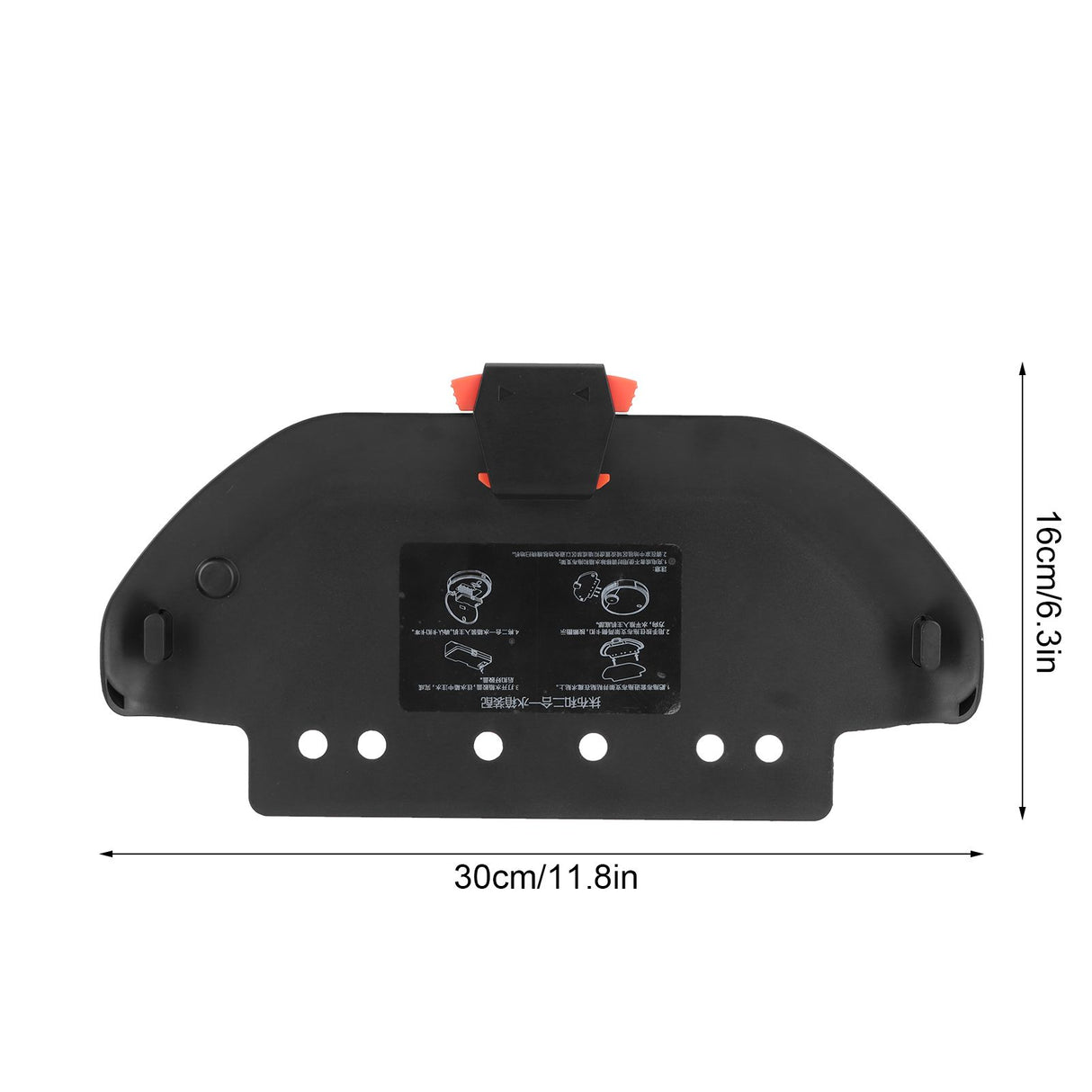 Sweeping Robot Mop Board Bracket Hanger Fit for Mijia STYTJ02YM / MVVC01-JG Black