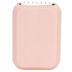3in 1 Portable Mini Hanging Neck Fan USB Desktop Handheld Bladeless Fan for Home OutdoorPink