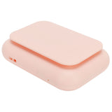 3in 1 Portable Mini Hanging Neck Fan USB Desktop Handheld Bladeless Fan for Home OutdoorPink - Close-Up Angle
