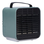 2-in-1 Negative Ion Air Purifier Portable Air Cooler USB Cooling Fan with 3 Wind SpeedGreen