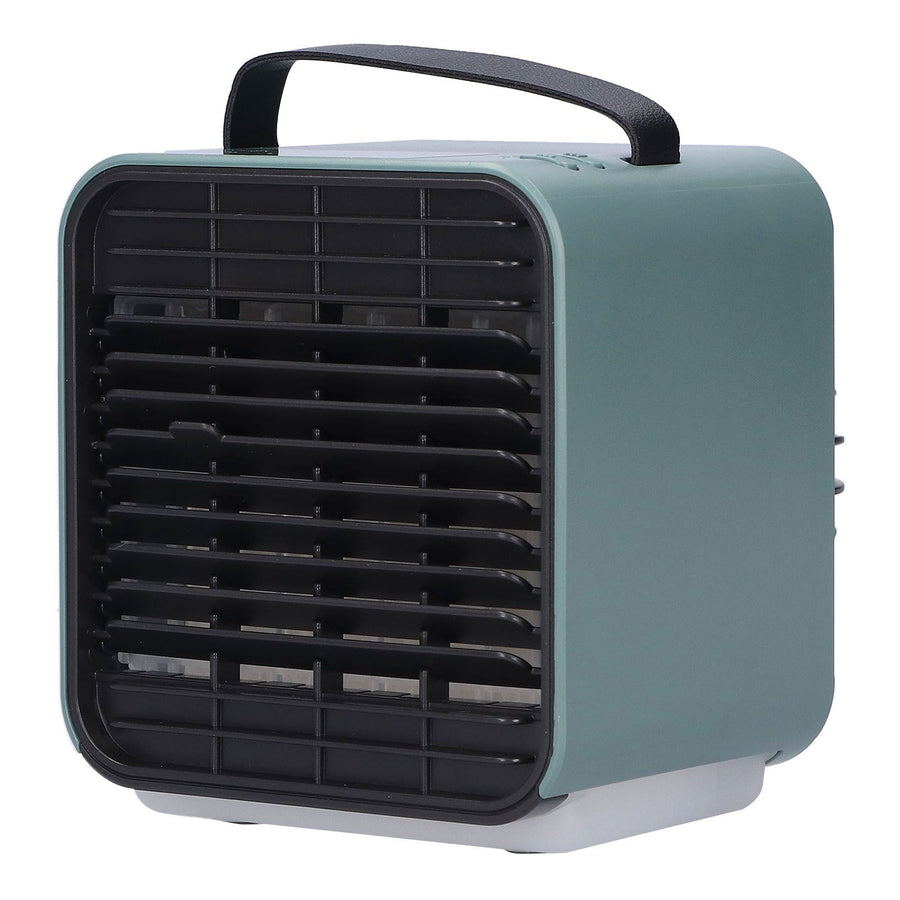 2-in-1 Negative Ion Air Purifier Portable Air Cooler USB Cooling Fan with 3 Wind SpeedGreen