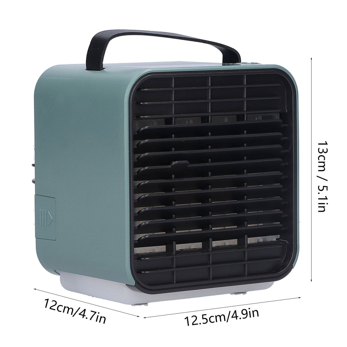 2-in-1 Negative Ion Air Purifier Portable Air Cooler USB Cooling Fan with 3 Wind SpeedGreen