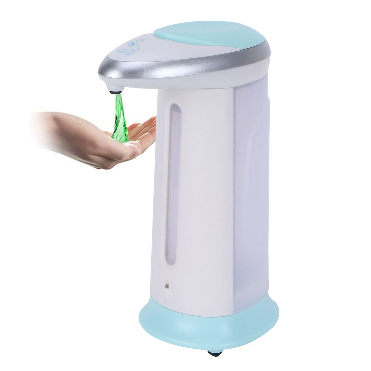 Automatic Soap Dispenser Touchless Sensor Liquid Container for Home Bathroom Toilet Blue