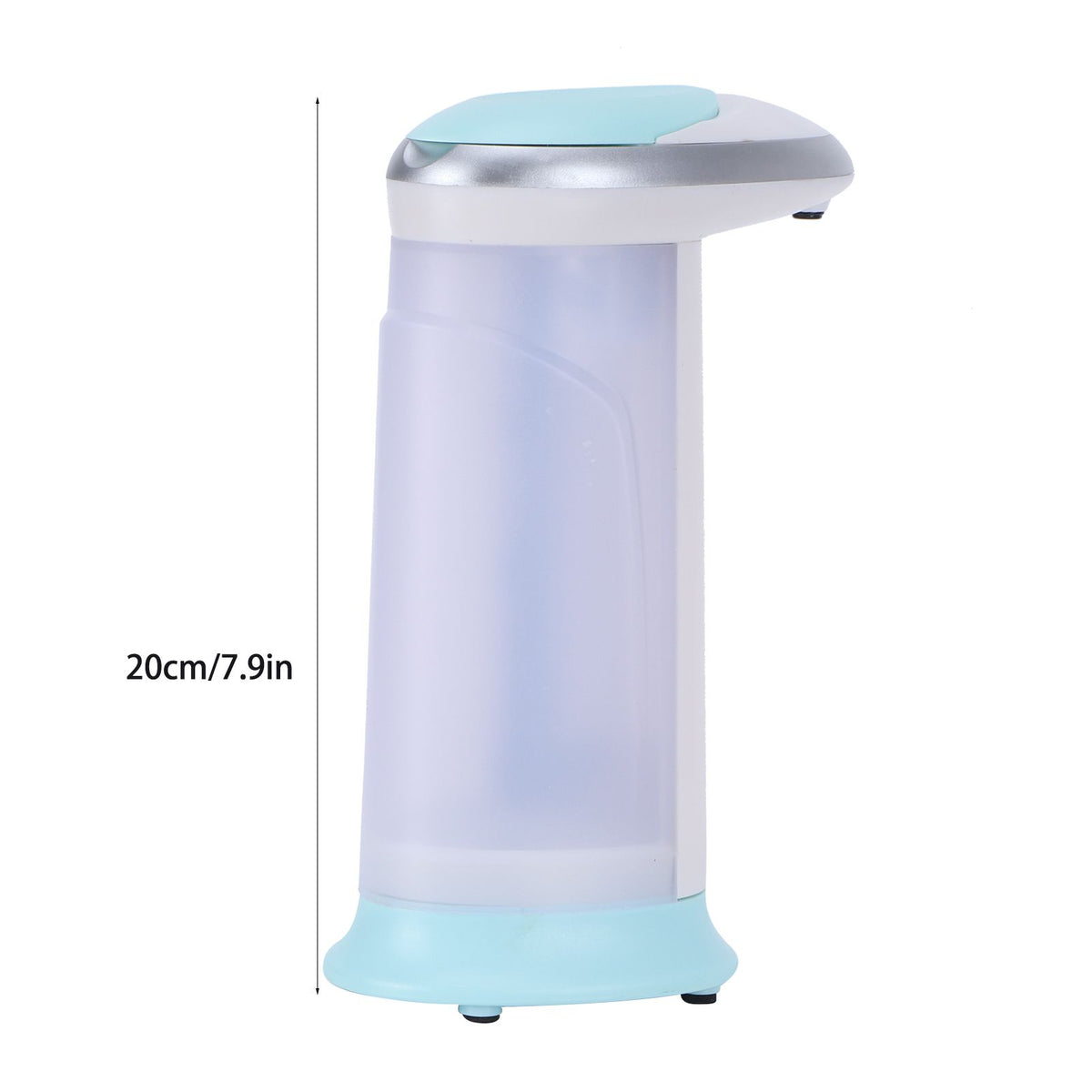 Automatic Soap Dispenser Touchless Sensor Liquid Container for Home Bathroom Toilet Blue