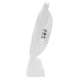Portable Desktop Fan Mute Desktop USB Charging White Small Fan for Home Office Dormitory