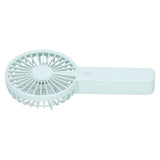 Green Parallel Wind Fan Mini USB Charging Mute Outdoor Handheld Fan with Base for Outdoor