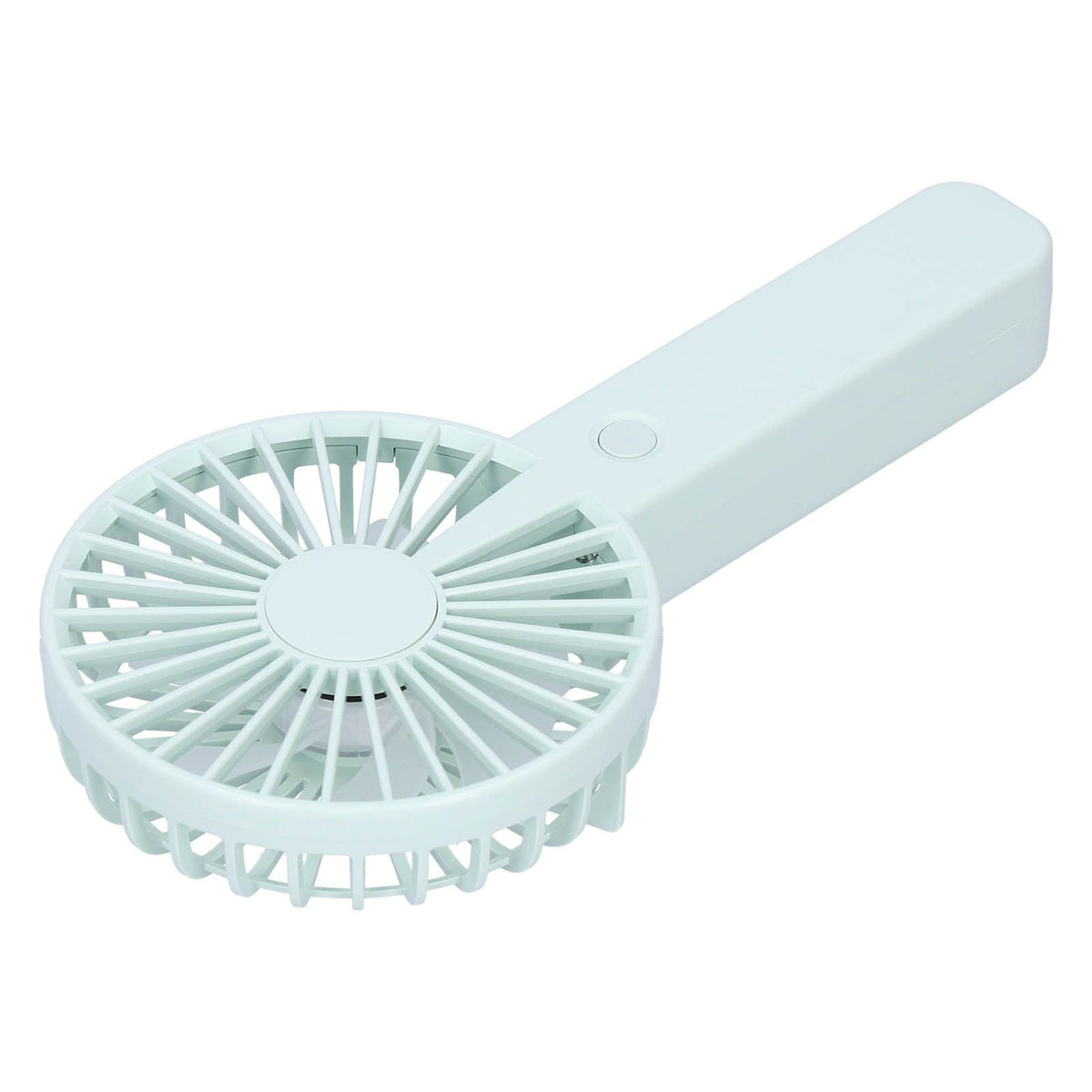 Green Parallel Wind Fan Mini USB Charging Mute Outdoor Handheld Fan with Base for Outdoor