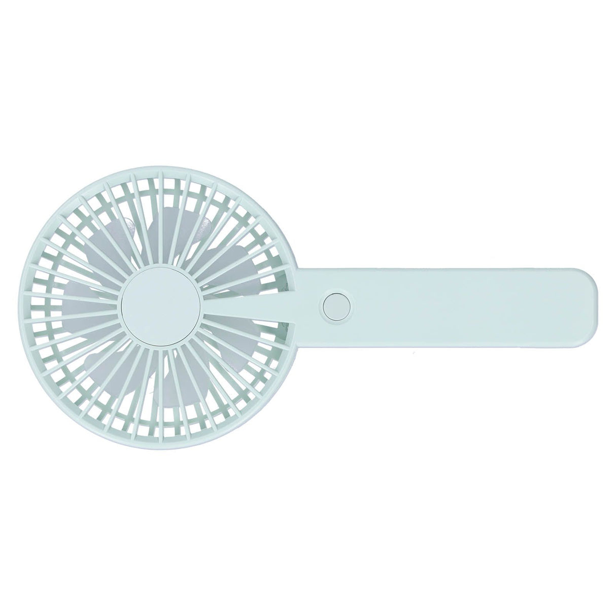 Green Parallel Wind Fan Mini USB Charging Mute Outdoor Handheld Fan with Base for Outdoor