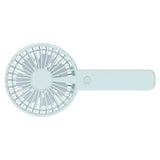 Green Parallel Wind Fan Mini USB Charging Mute Outdoor Handheld Fan with Base for Outdoor