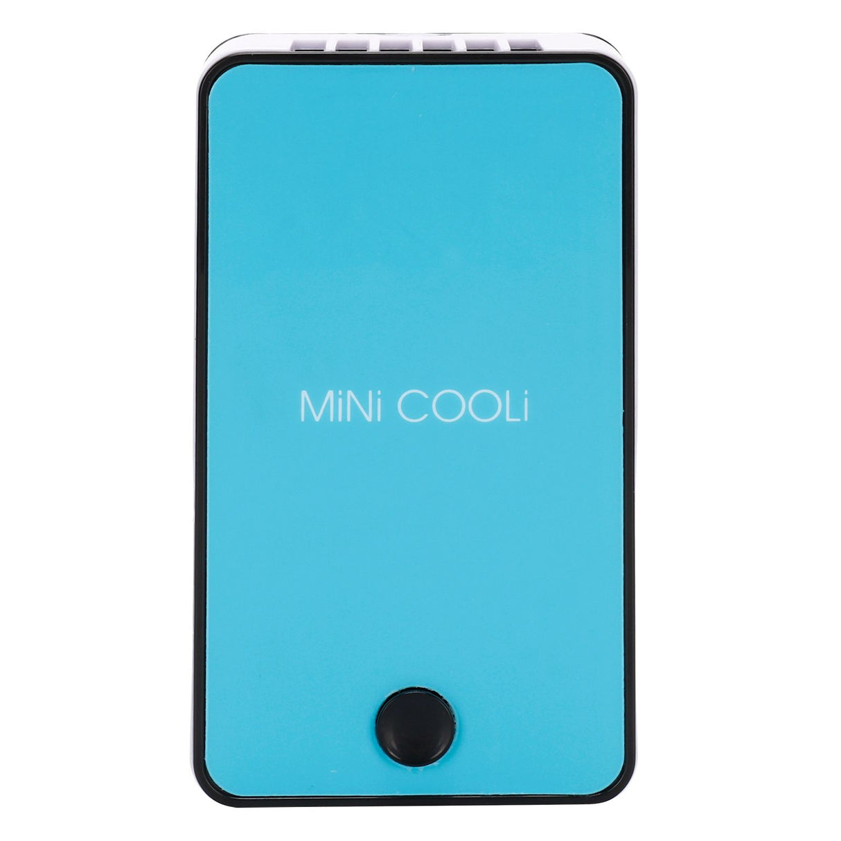 Bladeless Fan Portable Grafted Eyelash Blower Dryer Mini Air Conditioner USB Charging Blue