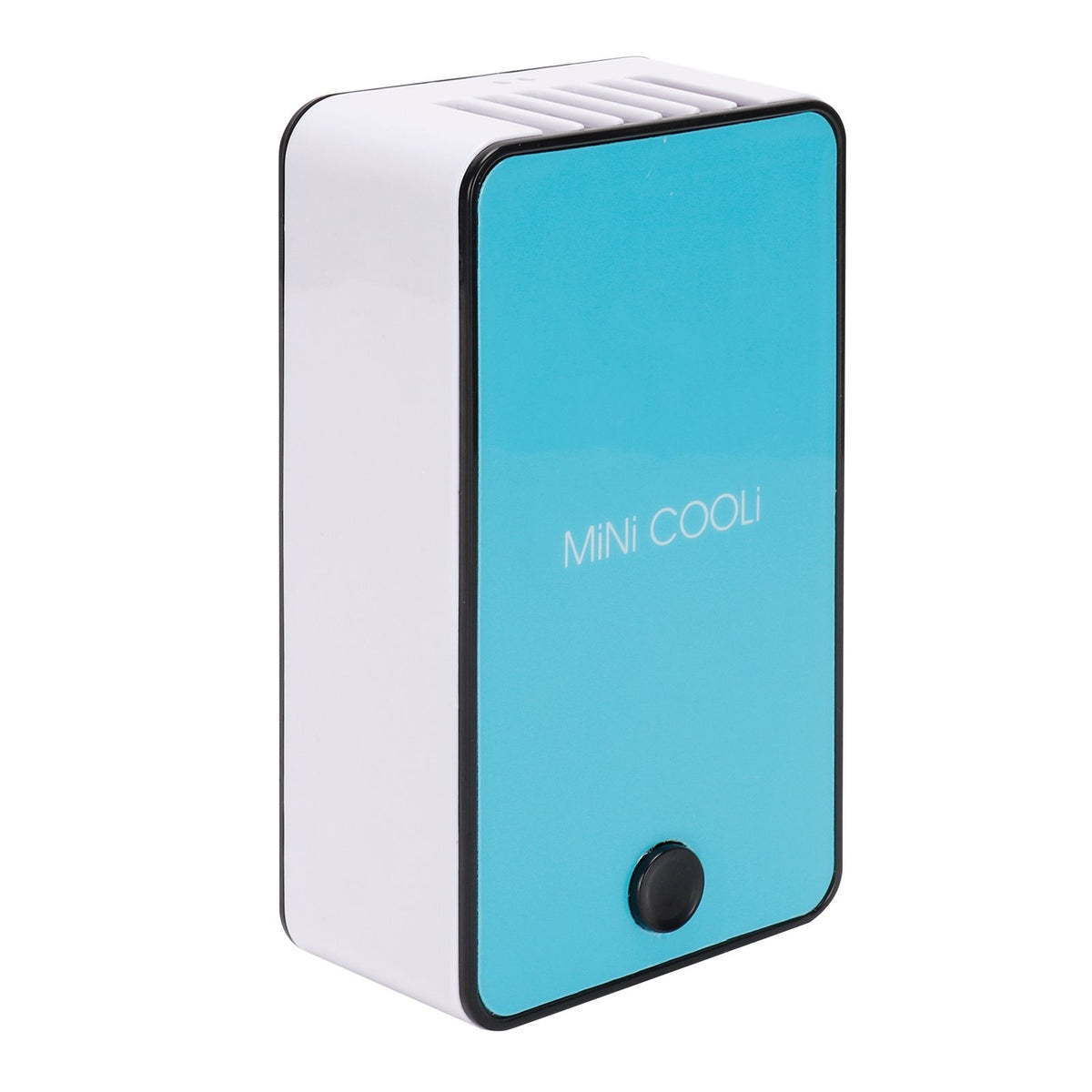 Bladeless Fan Portable Grafted Eyelash Blower Dryer Mini Air Conditioner USB Charging Blue