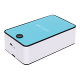 Bladeless Fan Portable Grafted Eyelash Blower Dryer Mini Air Conditioner USB Charging Blue - Close-Up Angle