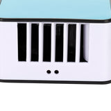 Bladeless Fan Portable Grafted Eyelash Blower Dryer Mini Air Conditioner USB Charging Blue