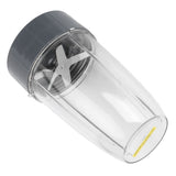 Blender Replacement Parts 24OZ Cup with Replacement Extractor Blade Fit for 600W 900W Blender - Close-Up Angle