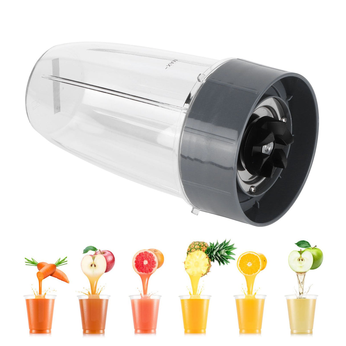 Blender Replacement Parts 24OZ Cup with Replacement Extractor Blade Fit for 600W 900W Blender