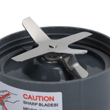 32OZ Juicer Cup with Extractor Cross Blade Fit for 600W 900W Blender Replacement Parts