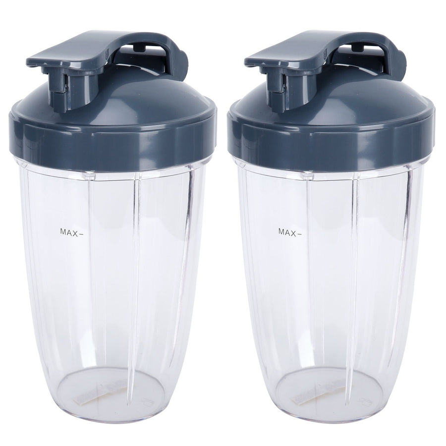 24OZ Transparent Blender Cup Container Lid Set Replacement Fit for 600W/900W Juicer
