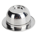 Coffee Capsule Kit with Spoon Brush Gaskets Reusable Coffee Filter Cup Fit for BIALETTI - Low Angle