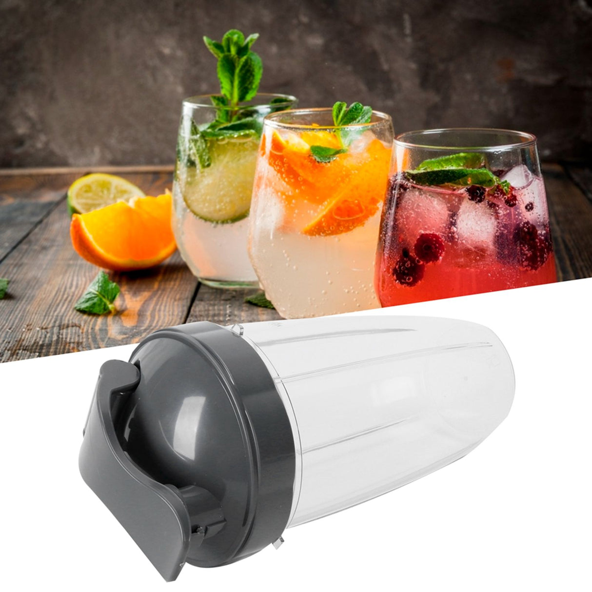 32OZ Blender Cup Cross Blade Holder Flip Lid Juicer Accessories Replacement Parts