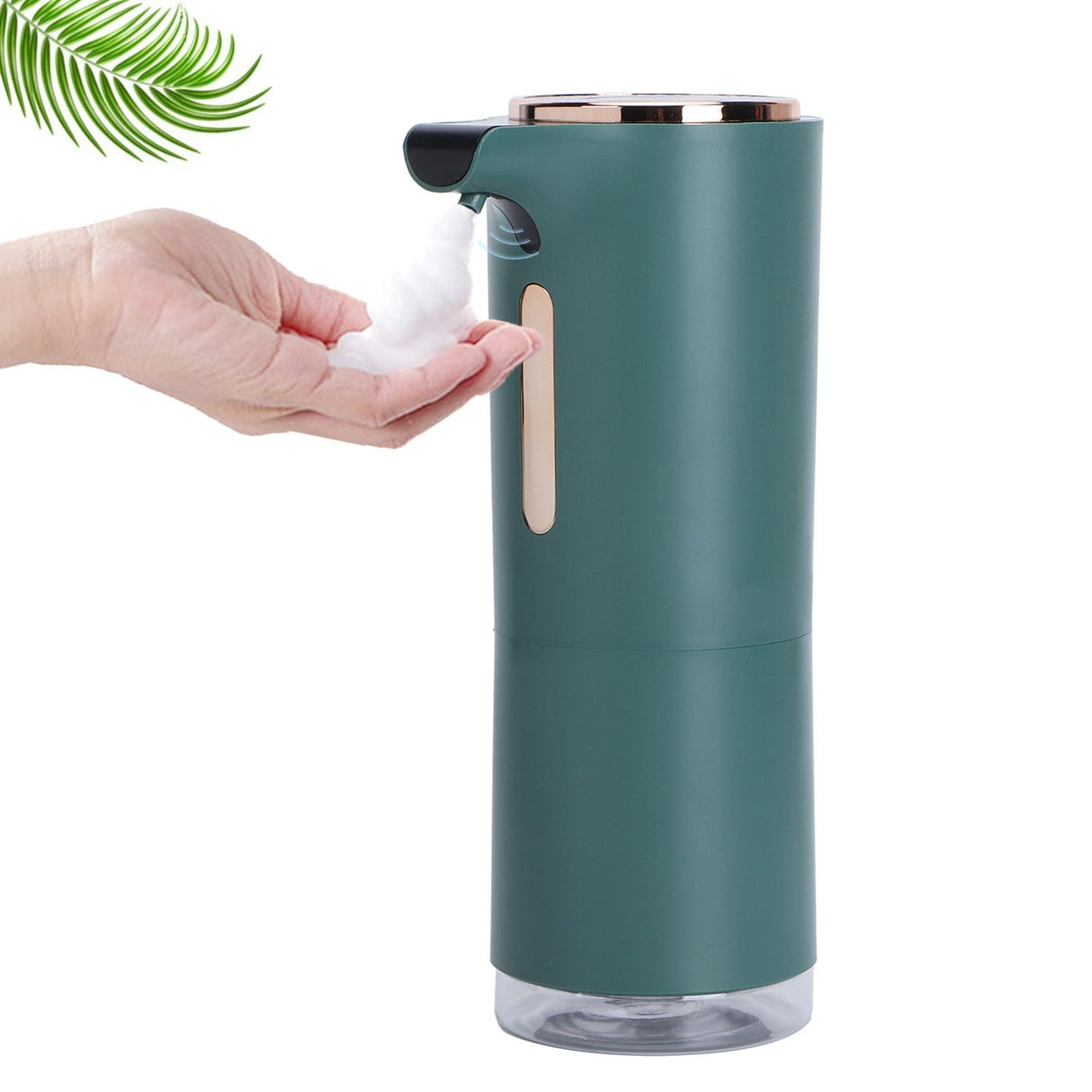 Automatic Hand Soap Dispenser Infrared Induction Liquid Soap Container for Hotel BathroomGreen
