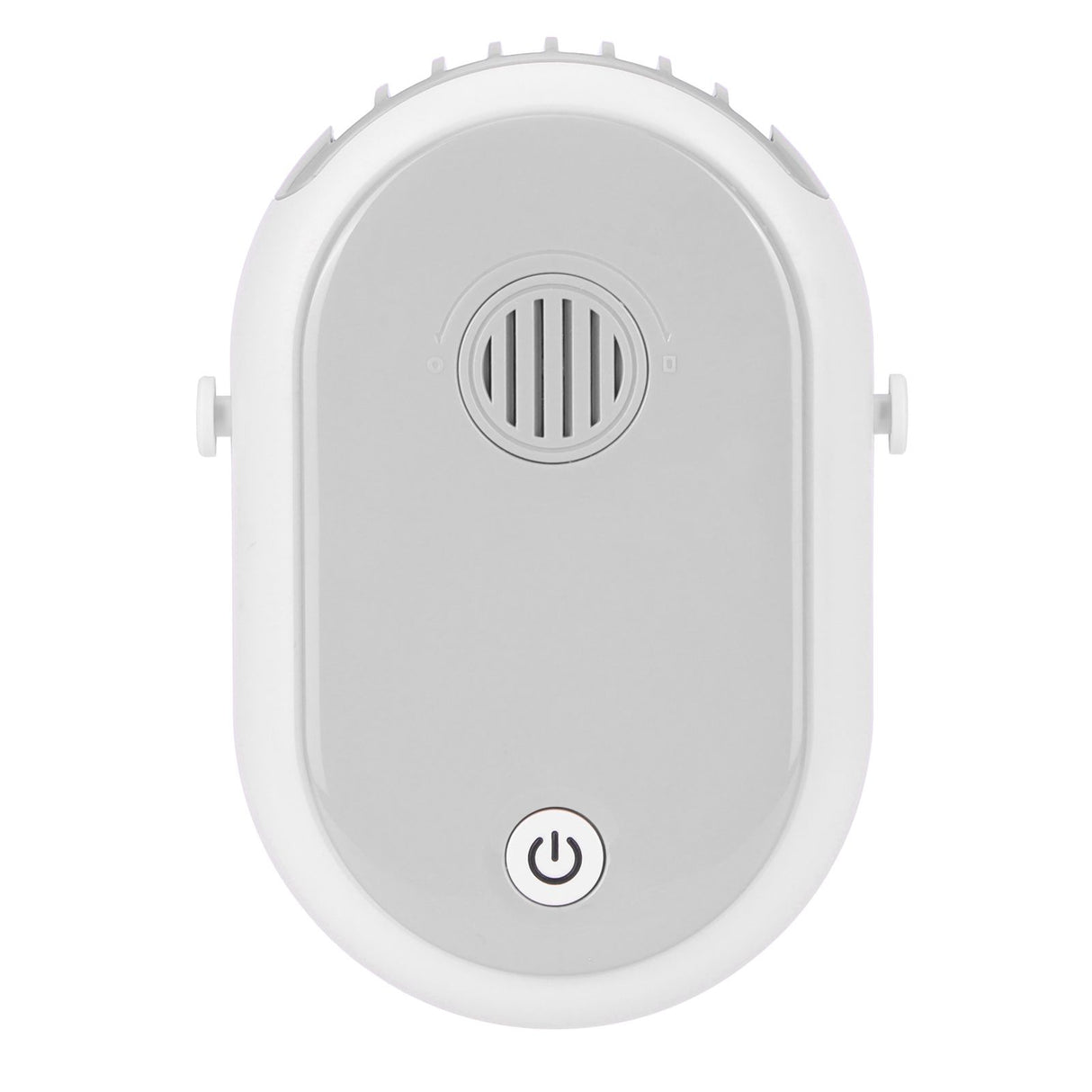 Electric Desktop Fan with 3 Speeds Portable Neck Hanging Aromatherapy Fan USB Charging(White )