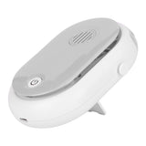 Electric Desktop Fan with 3 Speeds Portable Neck Hanging Aromatherapy Fan USB Charging(White )
