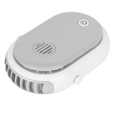 Electric Desktop Fan with 3 Speeds Portable Neck Hanging Aromatherapy Fan USB Charging(White )