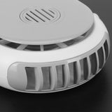 Electric Desktop Fan with 3 Speeds Portable Neck Hanging Aromatherapy Fan USB Charging(White ) - Extra Image