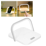 5V Desktop Night Light Multifunction Wireless Quick Charger Phone Stand Holder White
