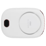 Mini Electric Fan Portable USB Charging Neck Hanging Bladeless Fan for Outdoor Sports TravelWhite - Extra Image