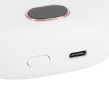 Mini Electric Fan Portable USB Charging Neck Hanging Bladeless Fan for Outdoor Sports TravelWhite