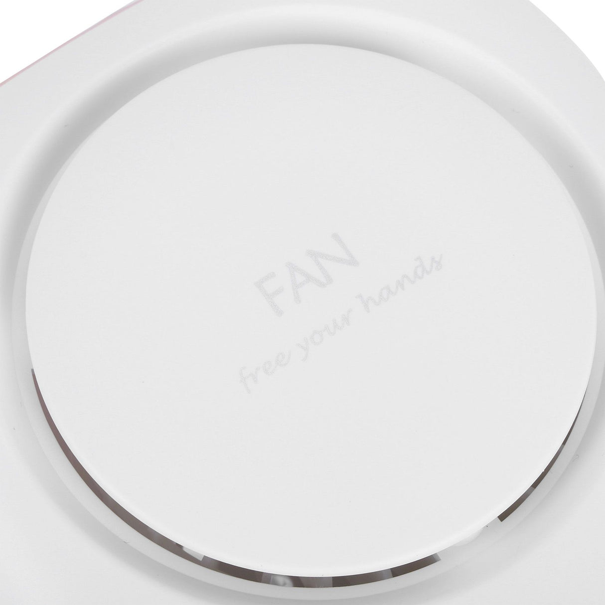 Mini Electric Fan Portable USB Charging Neck Hanging Bladeless Fan for Outdoor Sports TravelWhite