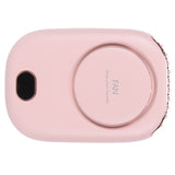 Mini Electric Fan Portable USB Charging Neck Hanging Bladeless Fan for Outdoor Sports TravelPink