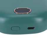 Mini Electric Fan Portable USB Charging Neck Hanging Bladeless Fan for Outdoor Sports TravelGreen - Extra Image