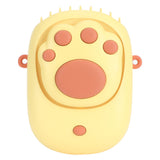 Yellow 3‑Gears Speed Wind Adjustable Electric Fan Cute USB Charging Fan for Bedroom - Top-Down View