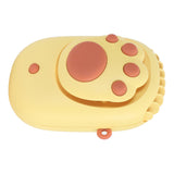 Yellow 3‑Gears Speed Wind Adjustable Electric Fan Cute USB Charging Fan for Bedroom - Extra Image