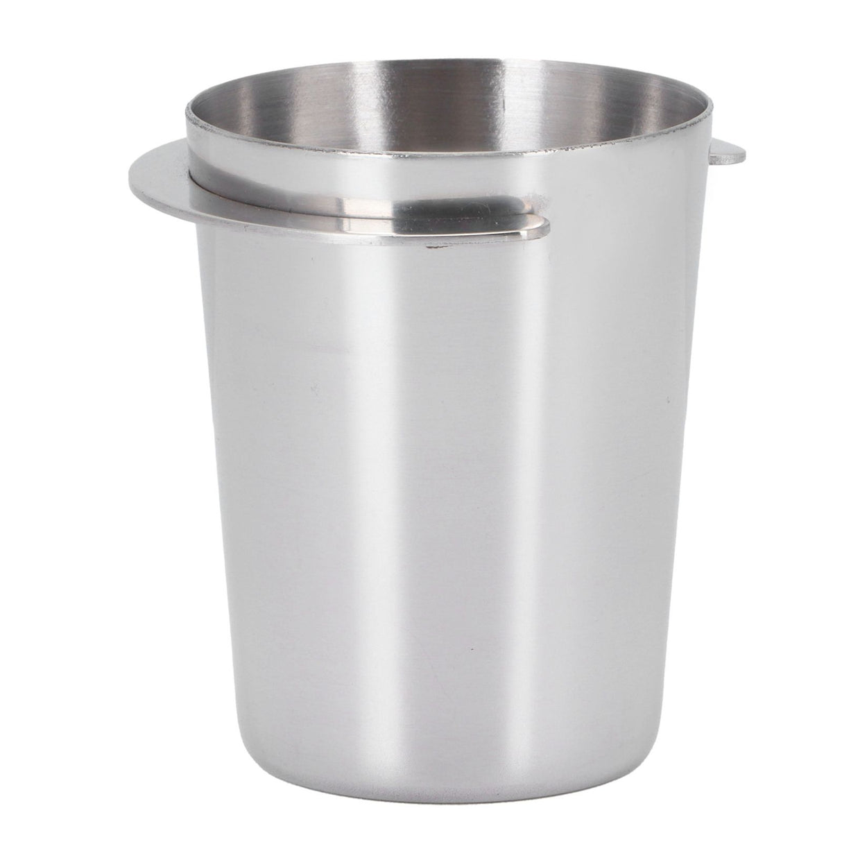 51mm Stainless Steel Coffee Machine Handle Dosing Cup Mug Coffee Powder Feeder Part