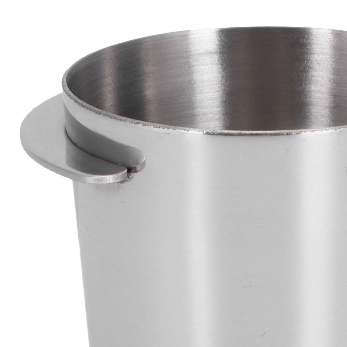 51mm Stainless Steel Coffee Machine Handle Dosing Cup Mug Coffee Powder Feeder Part