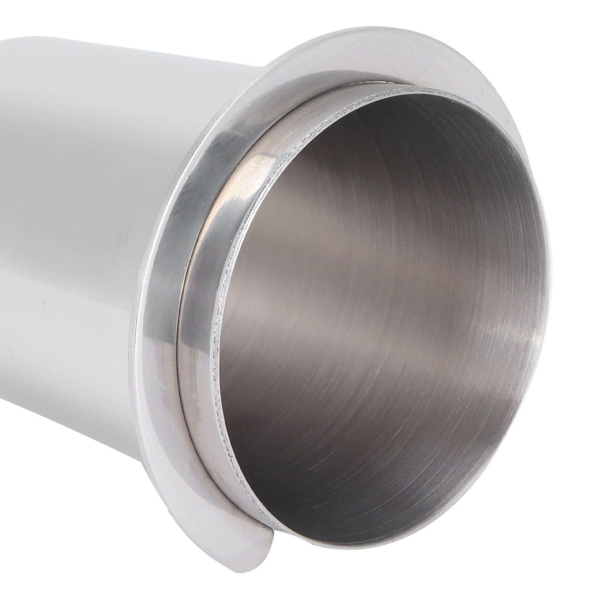 51mm Stainless Steel Coffee Machine Handle Dosing Cup Mug Coffee Powder Feeder Part
