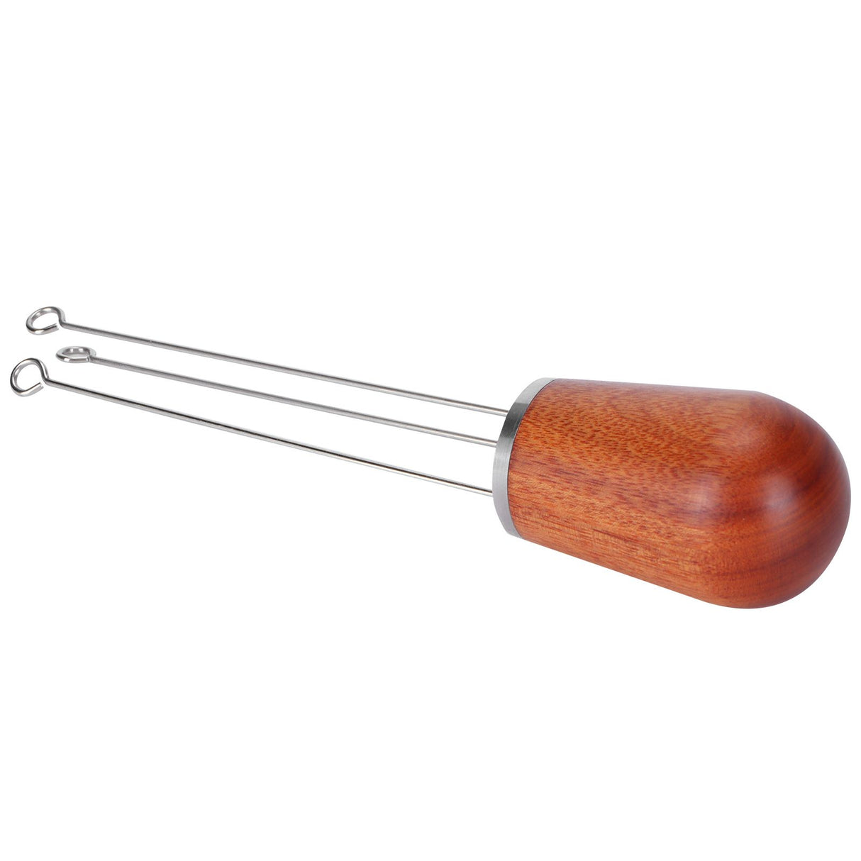 Stainless Steel Needle Type Coffee Powder Distributor Wood Handle Coffee Distribution Tool