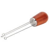 Stainless Steel Needle Type Coffee Powder Distributor Wood Handle Coffee Distribution Tool